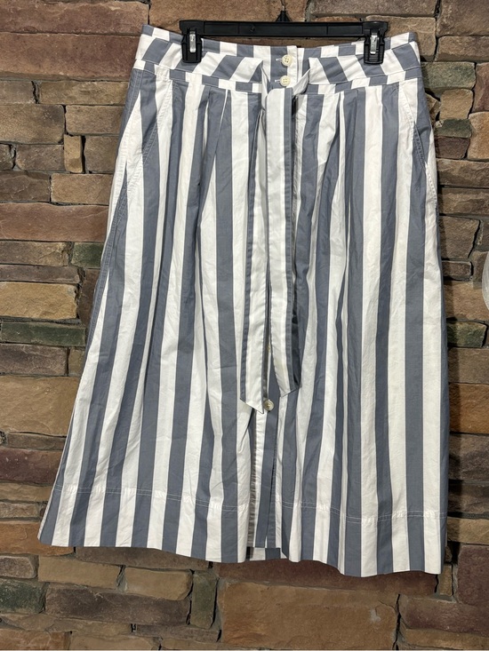 GAP Dresses & Skirts - NWT Gap Women's Striped Paper Bag Waist Button Front Skirt Size 12